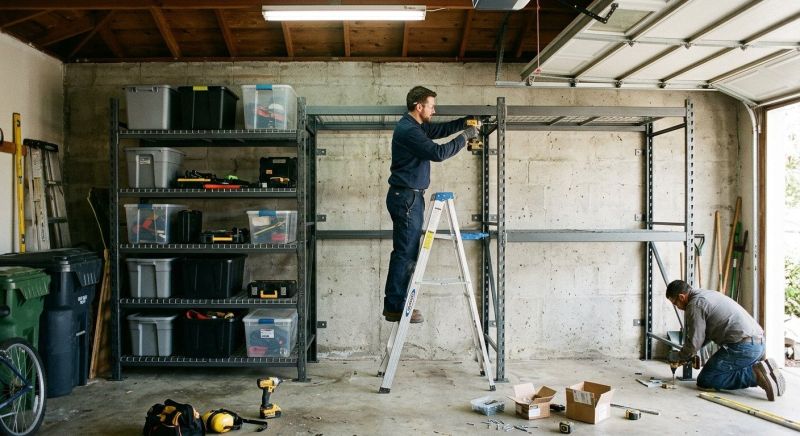 Garage Tool Rack Installation in Annapolis, MD
