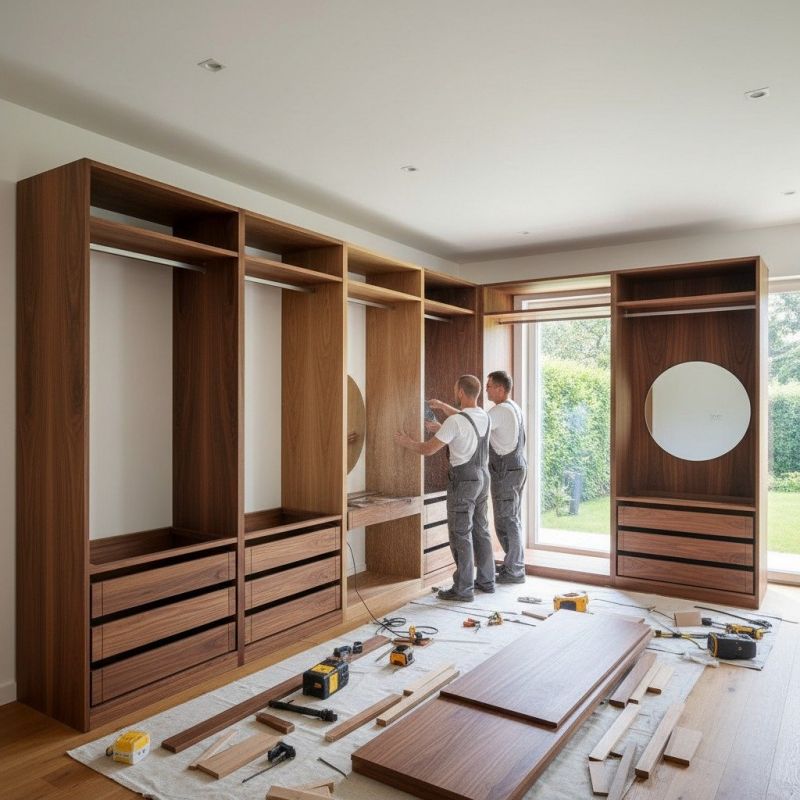 Mudroom Shelving Installation in Durham, NC