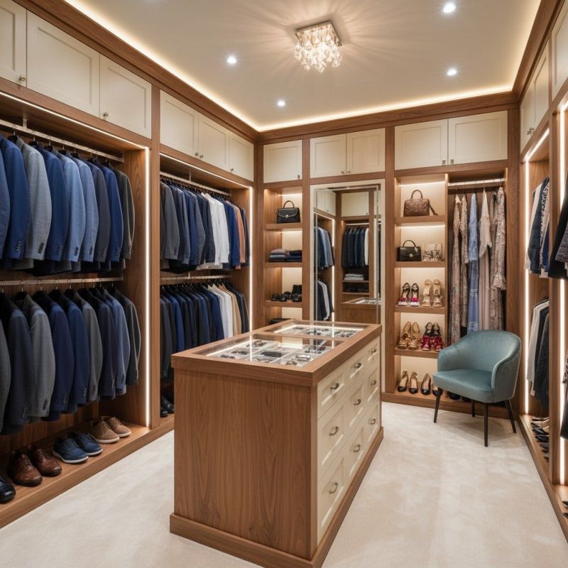 Walk In Closet Remodeling in Winston Salem, NC